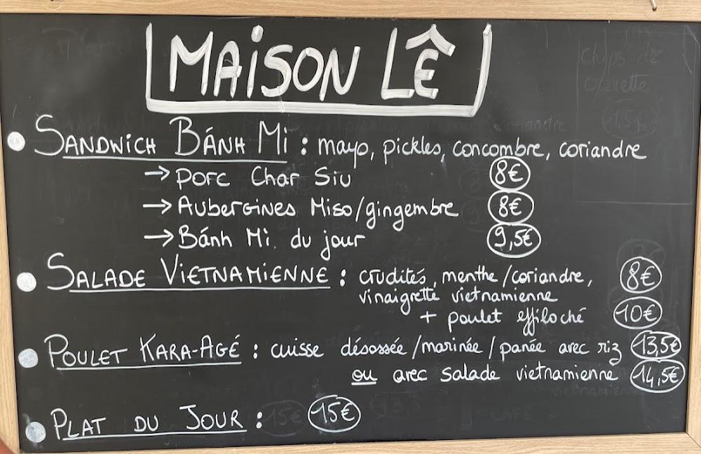 Maison Lê - Menu Image 3
