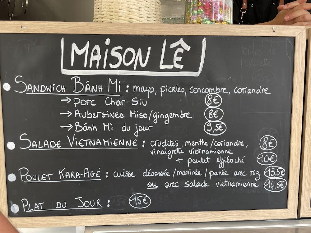 Maison Lê - Menu Image 4